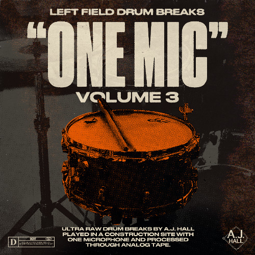 ONE MIC VOL. 3 (Drum Breaks, Kick Midi, Raw Stems & Melodic Samples) DEMO