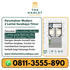 Hub 0811-3555-890,  Real Estate Elit 2 Lantai di Surabaya Timur