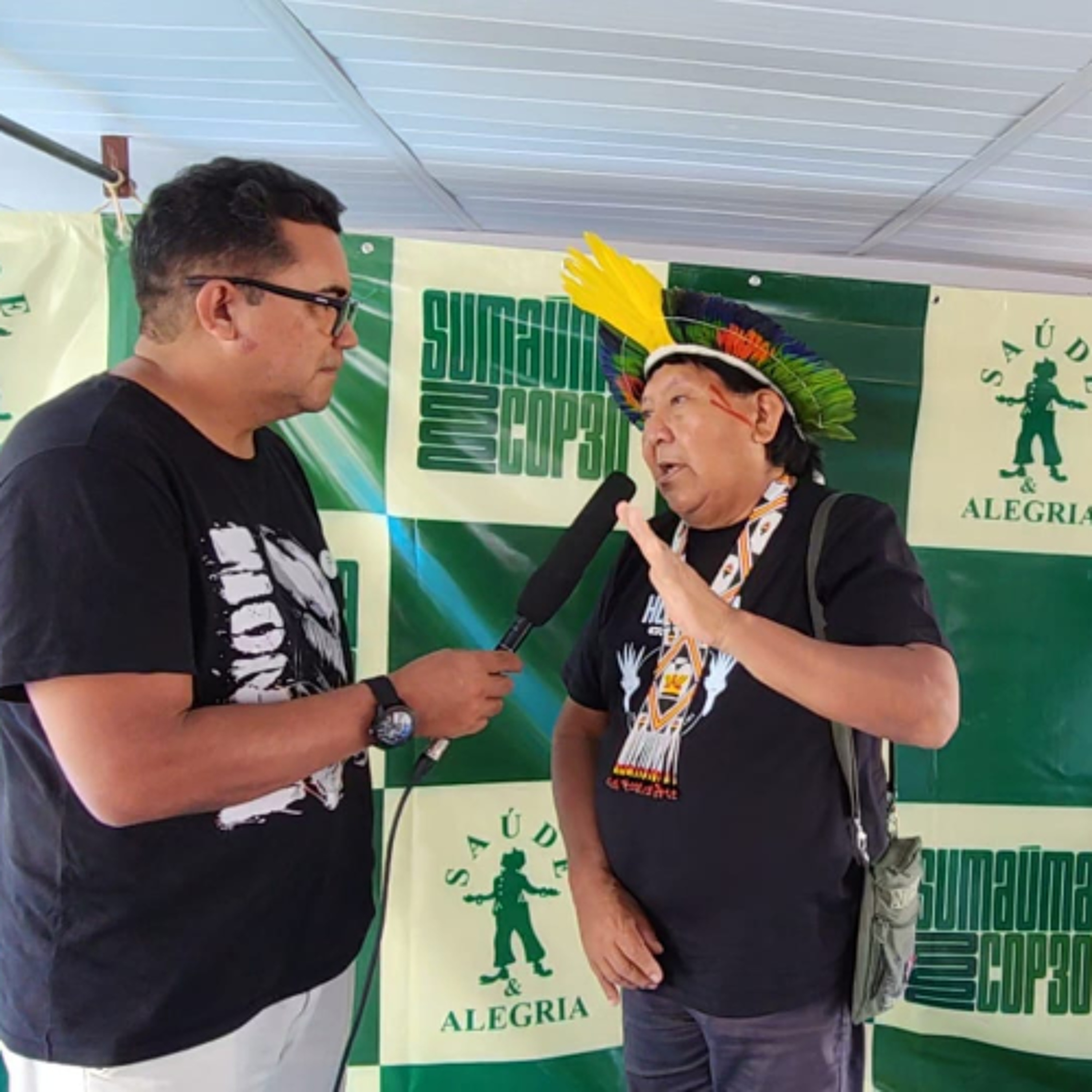 Liderança Yanomami envia mensagem ao Povo Munduruku do Tapajós