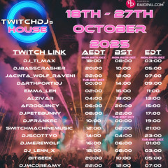 The ClubHouse on the Twitch DJ's House Nation Twitch Raid Train (10-20-25)