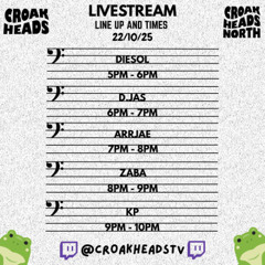 Zaba | Croakheads Live Stream | Liquid/Minimal DnB 22.10.25