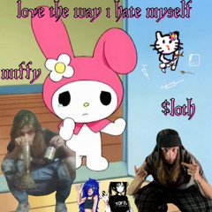 sloth x miffy - i love the way i hate myself