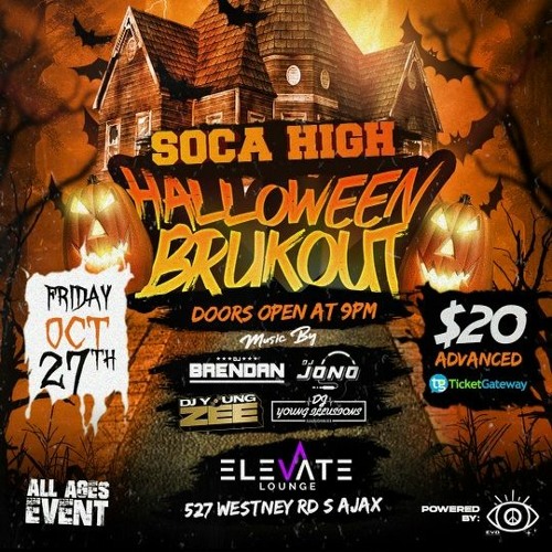 DJ JONO - SOCA HIGH HALLOWEEN BRUKOUT @ELEVATELOUNGE LIVE AUDIO (EXPLICIT CONTENT)