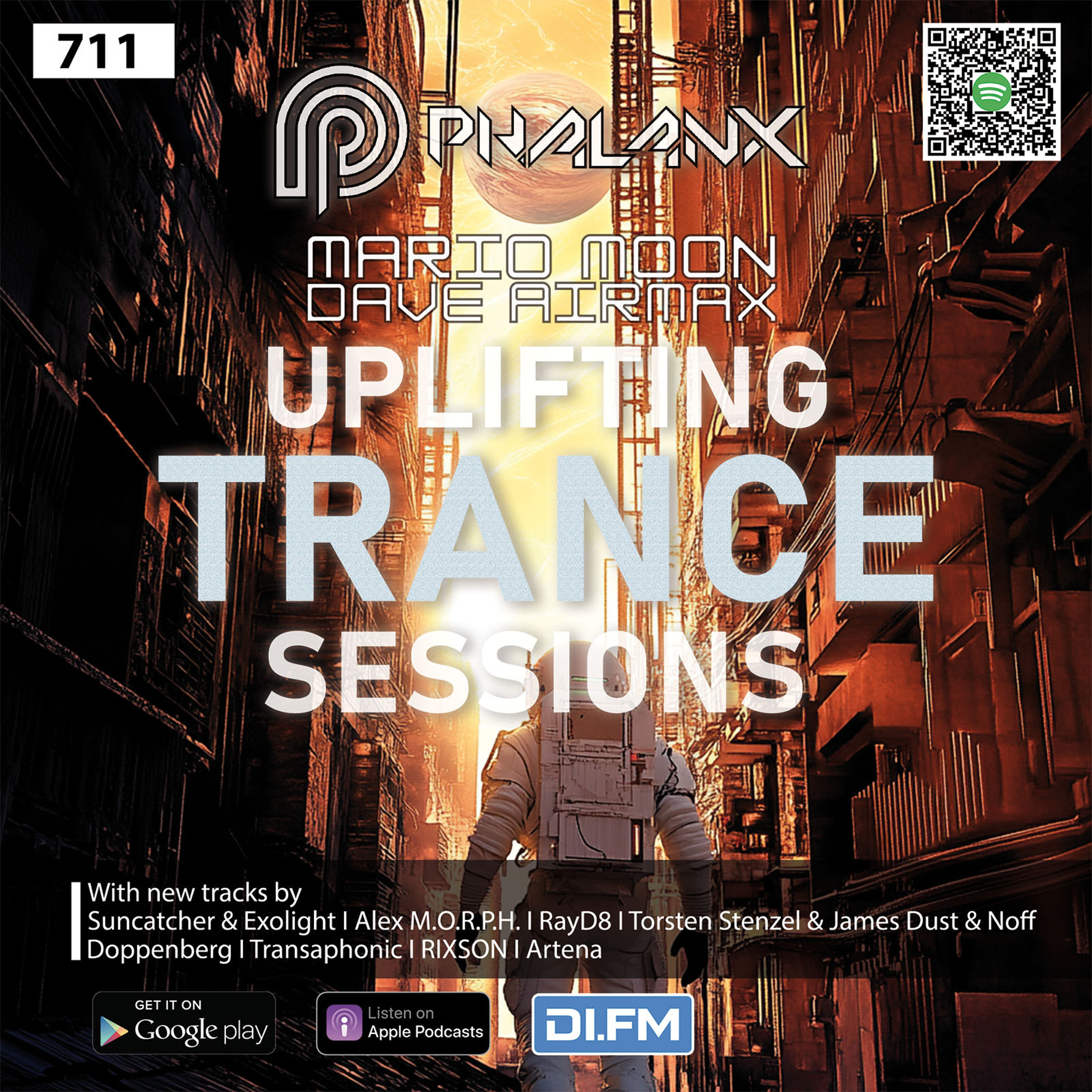 Uplifting Trance Sessions EP. 711 with DJ Phalanx  & Mario Moon & Dave AirmaX 🎧 (Trance Podcast)