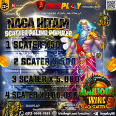 DAFTAR BOSPLAY AGEN SLOT PRAGMATIC PLAY MAHJONG WINS 3- BLACK SCATTER AMAN DAN TERPERCAYA