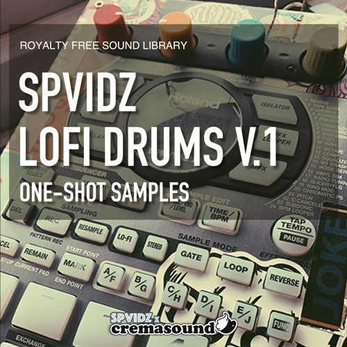 LOFI DRUMS V.1 - SPVIDZ x CremaSound