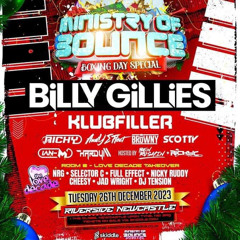 Klubfiller boxing day 2023 Ministry of Bounce Mc Ben Rushin / Ricky C