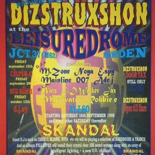 Stu Allan & MC Motivator - Dizstruxshon 29-09-1995