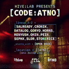 HIVE:LAB pres.: [CODE:ATNO] - 5already set