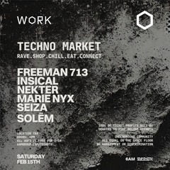 02/15/2025: WORK x Techno Market: Charity Event