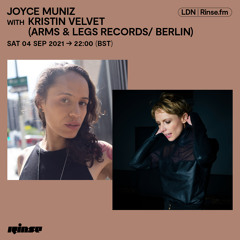 Joyce Muniz with Kristin Velvet (Arms & Legs Records/Berlin) - 04 September 2021