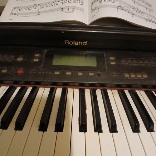The keys are black.