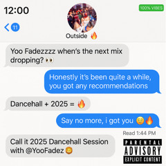 2025 DANCEHALL SESSION WITH @YOOFADEZ