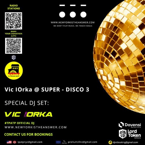 Stream Vic IOrka @ DWILD MUSIC RADIO - SUPER DISCO 3 by Vic iOrka | Listen  online for free on SoundCloud