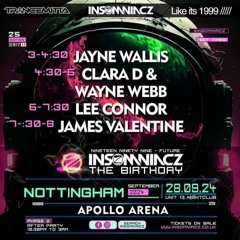 James Valentine Insomniacz Apollo Arena Closing Set