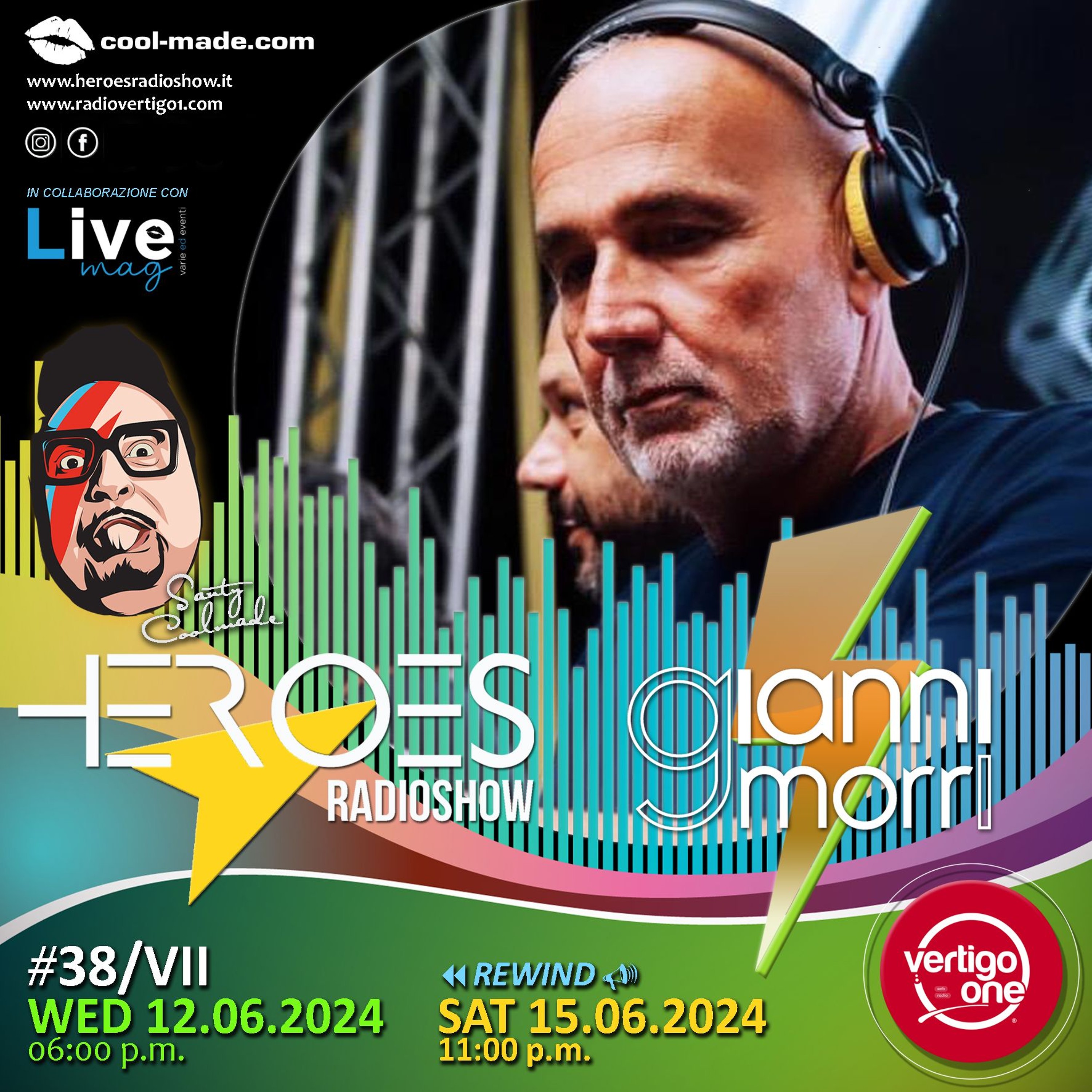 38/2023-24> HEROES RadioShow - Special Guest GIANNI MORRI episode artwork