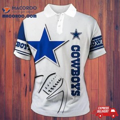 Dallas Cowboys Zigzag Casual Polo Shirt