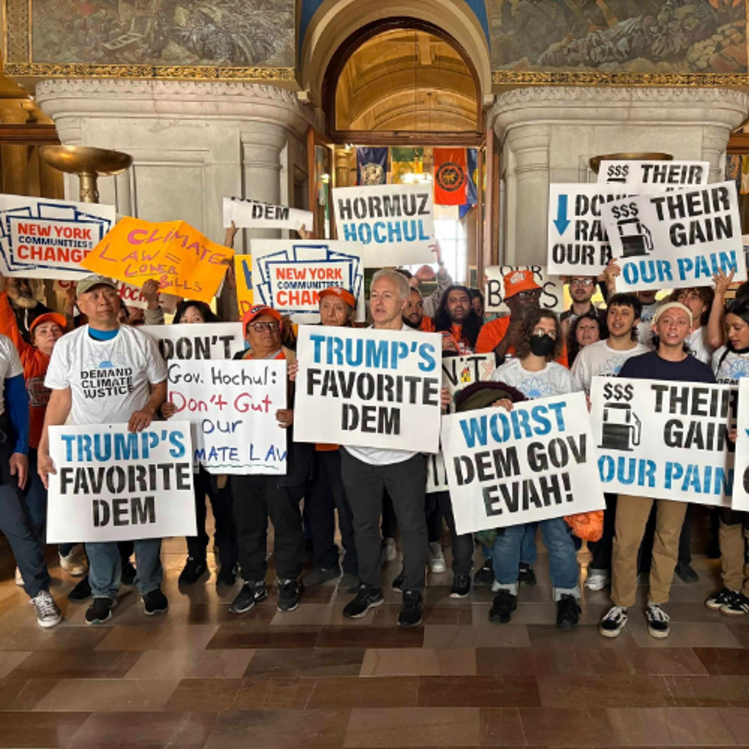 19 Arrested Protesting Hochul on Climate episode artwork