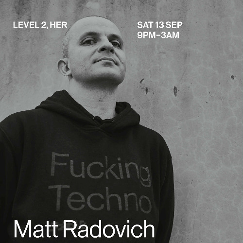 Matt Radovich DJing at L2 at HER Sept 2025
