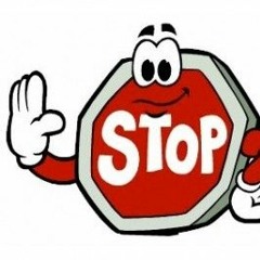 stop - a stop sign no more nuzzles