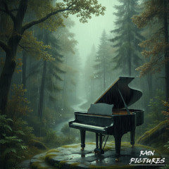 Piano melody on a rainy day - Rain Pictures