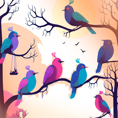 strange birds