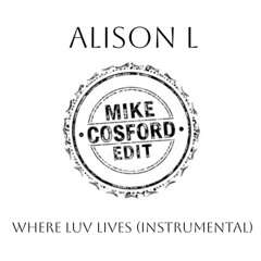 Where Luv Lives instrumental (Mike Cosford edit)