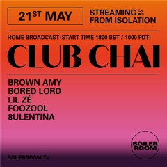 FOOZOOL - Boiler Room: 'Streaming From Isolation'