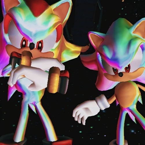 Hyper Sonic  Sonic, Y2k background, Sonic the hedgehog