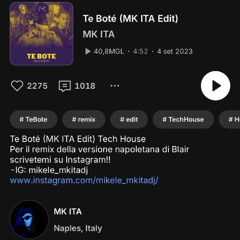 Te Boté (MK ITA Edit)