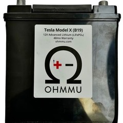 OHMU Tesla Model X 12V Battery: Premium Performance And Reliability