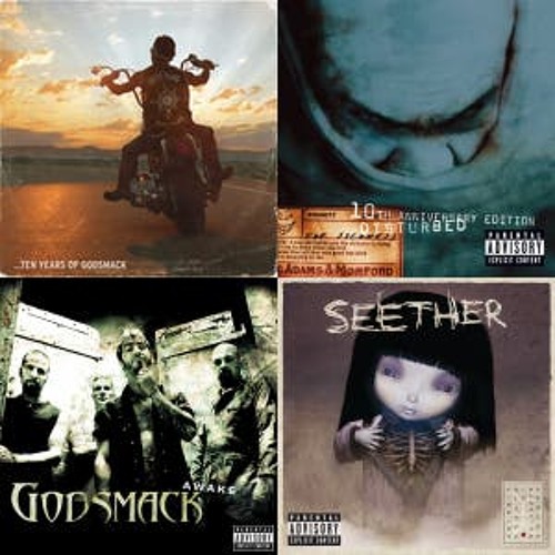 Seether, three days grace, dusterbed, meatallica, trapt, nickelback, 3 doors down, daughtry, staind, papa roach, green day, braking benjamin, evanescence, crossfade, godsmack