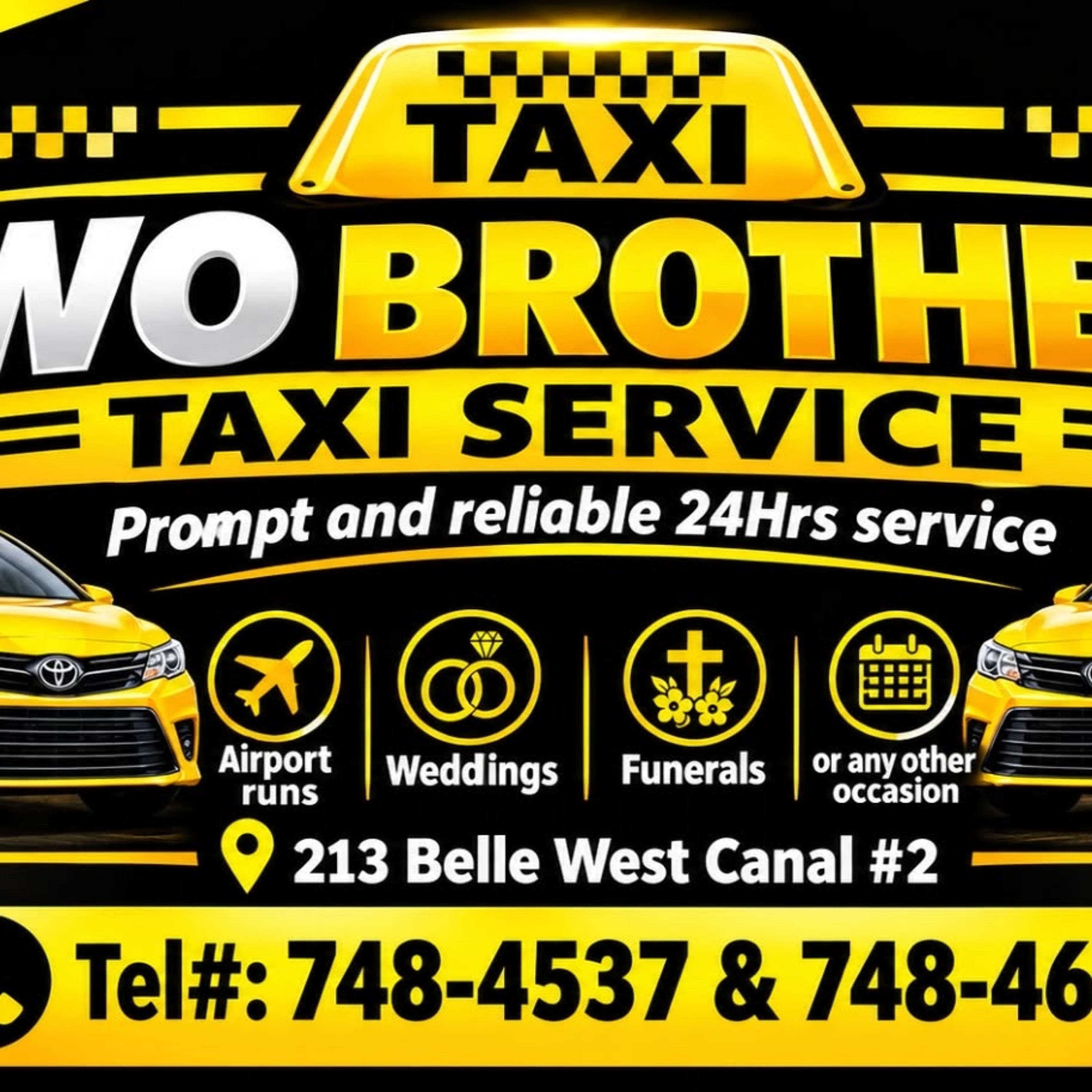 TWO BROTHERS TAXI SERVICE PROMO UPDATE BY BIGPAPA & DJ BIGGS