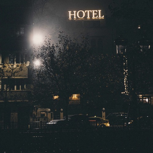 Bluetooth speaker in a hotel room