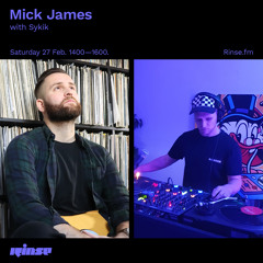 Mick James with Sykik - 27 February 2021