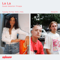 La La: Guest Selector (Prospa) - 16 February 2021