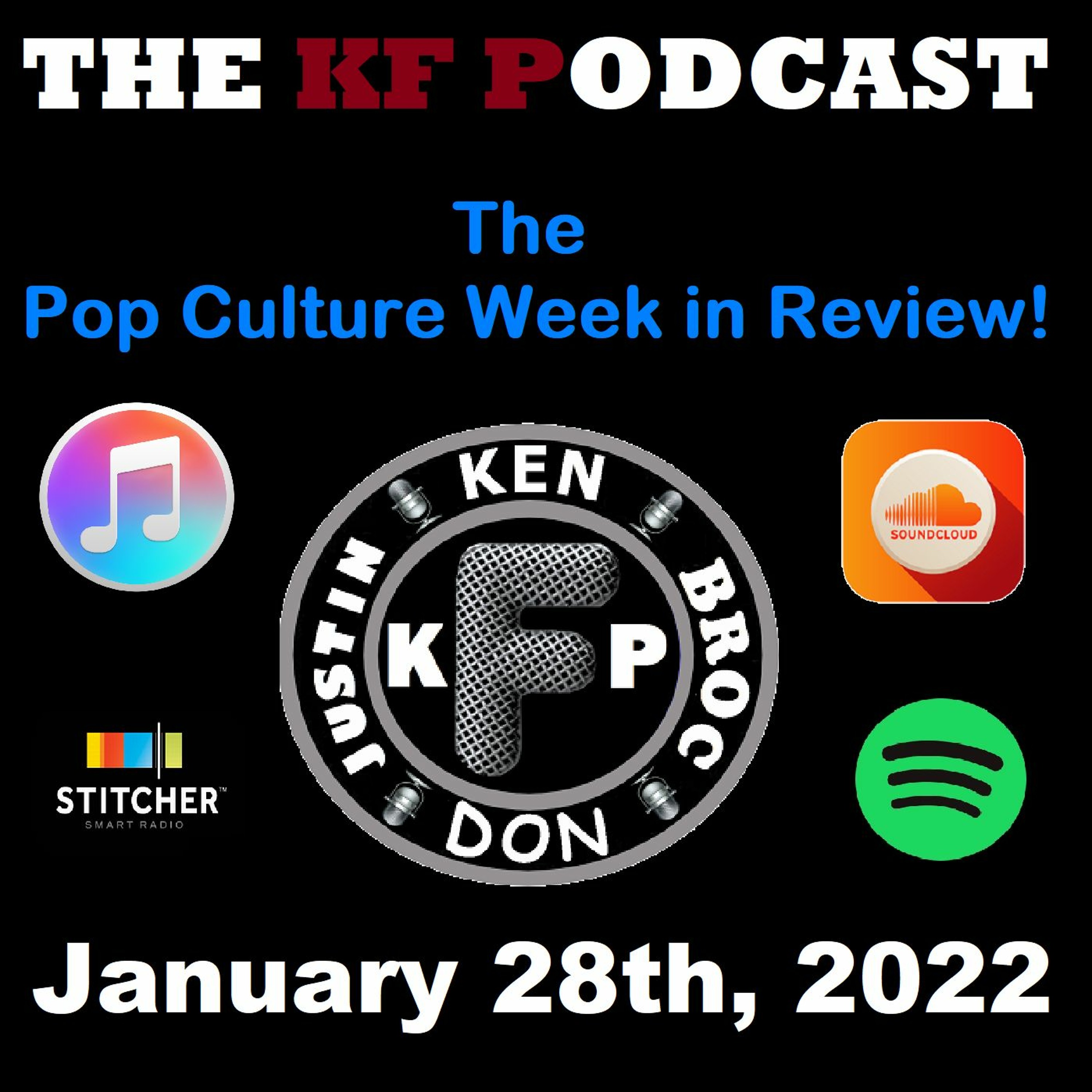 The Pop Culture Week in Review - January 28th, 2022 episode artwork
