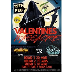 ONLINE SOUND CLASH VALENTINES MASSACRE CLASH. BURNDOWN JAPAN VS SILVERCAT TRINIBAD/USA