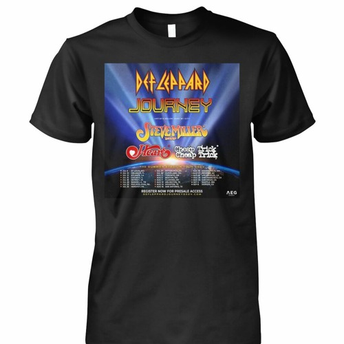 Stream Def Leppard And Journey The Summer Stadium Tour 2024 Shirt by