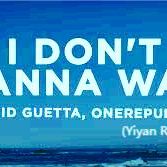 David Guetta & OneRepublic – I Don’t Wanna Wait(Yiyan REMIX)