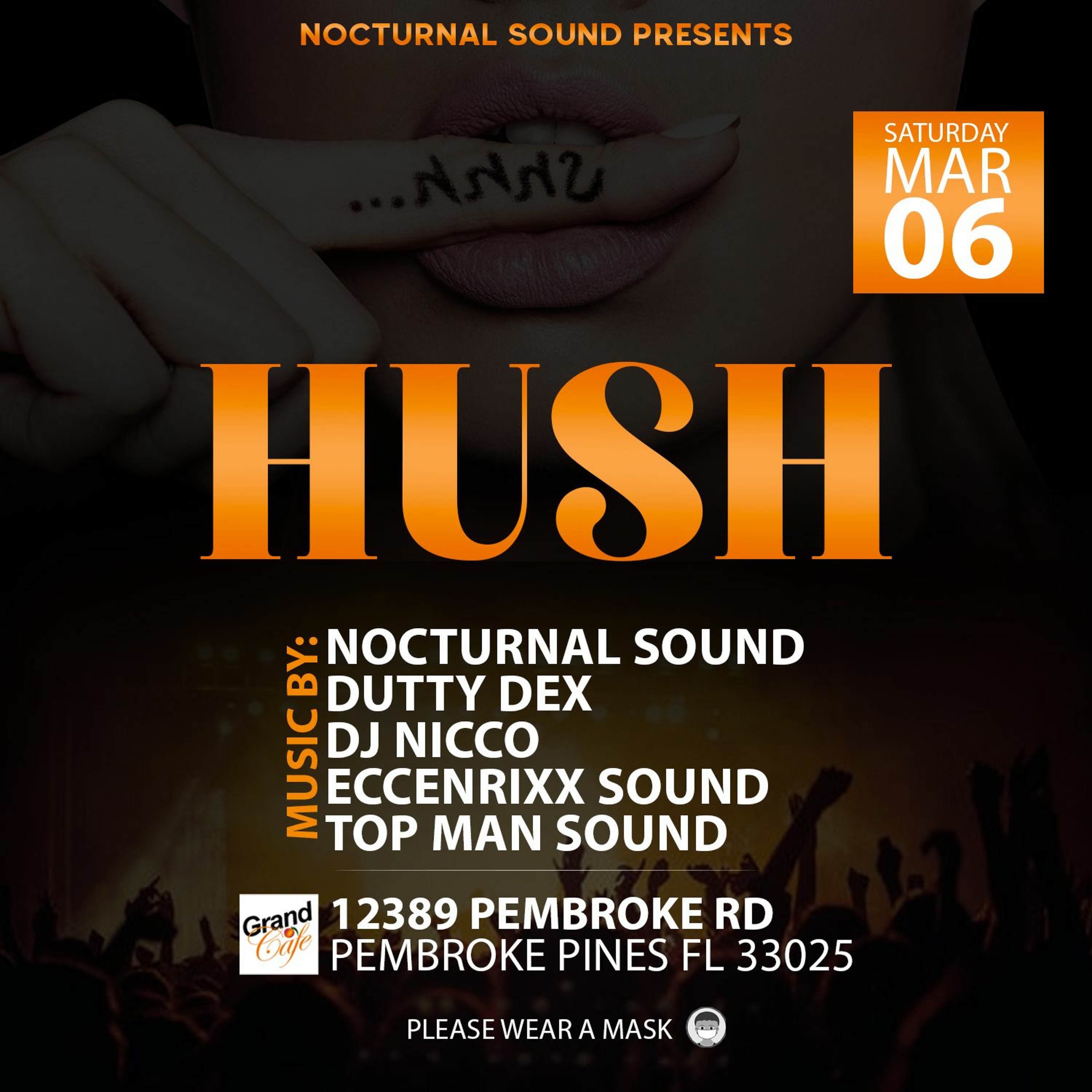 HUSH MIAMI LIVE AUDIO (DJ WORM X DJ NICCO)