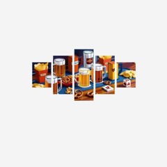 Song Beer Digital Poster Pixel Art – Pub Decor, Home Bar Decor, Man Cave Print, Gift for Dad