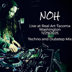 N0H - Live at Real Art Tacoma (techno and dubstep mix)