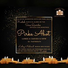 PIRKE ABOT 14- PEREK 1- MISHNA 9- NO SEAS ABOGADO DE TI MISMO