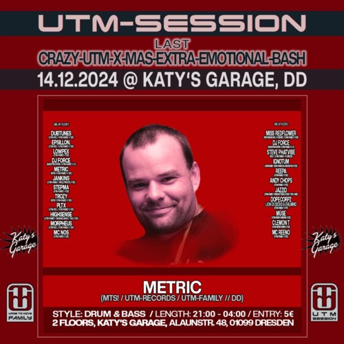 Metric @ Katy´s Garage - UTM - Session - X-mas - Bash, 14.12.2024