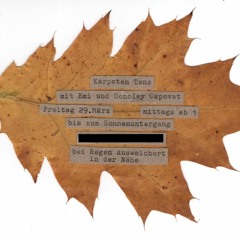 Conoley Ospovat - Live in the forest (Tubingen, Germany 03.29.2024)