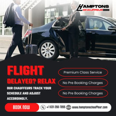 Flight Delayed Relax — Our Chauffeurs Track Your Schedule and Adjust Accordingly