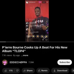 Pierre Bourne Cooks Up A Beat For His New Album TLOP4 (IG Live Beat 7-6-18)