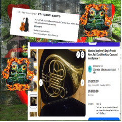 calm down piano somg - I BOUGHT A FRENCH HORN AND A CELLO OMG