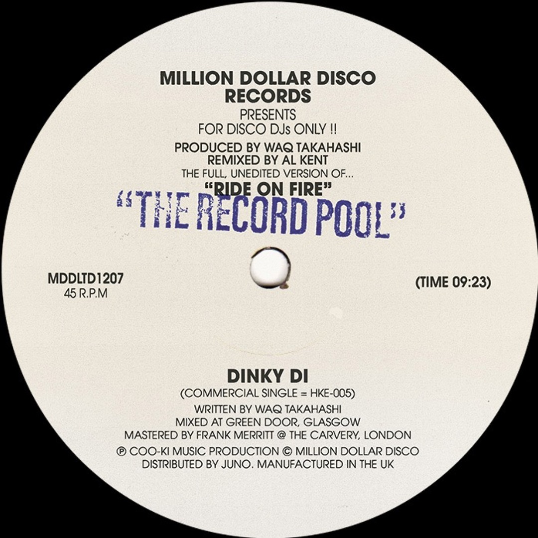 Dinky Di / Ride On Fire (Million Dollar Disco / Remix By Al Kent) Dinky Di / Ride On Fire (Million Dollar Disco / Remix By Al Kent)